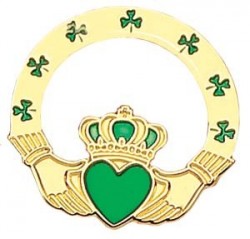 Claddagh Lapel Pin - 1“ [TSG1014]