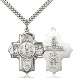 Boy's or Men's Communion 5-Way Pendant [BC0043]
