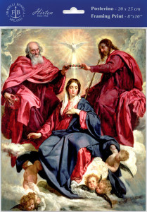 Coronation of the Virgin by Velazquez Print - Sold in 3 Per Pack [HFA4837]
