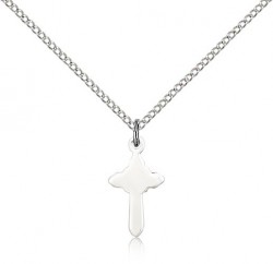 Small Rounded Cross Pendant [BM0163]