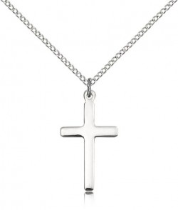 Women's Straight Edge Cross Medal  [BM0179]