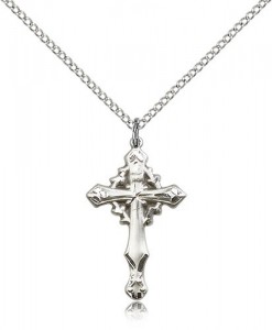 Women's Crown of Thorns Cross Pendant [BM0200]