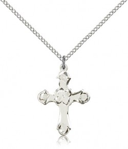 Women's Rounded Tip Cross Pendant [BM0210]