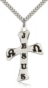 Large JESUS Cross Pendant [BM0222]