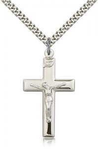 Traditional High Polish Crucifix Pendant [BM0291]