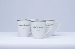 Daily Bread 16oz Coffee Mugs - Set of 4  [FW006]