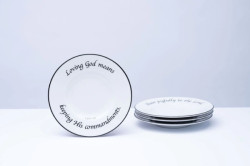 Daily Bread Appetizer Plates - Set of 4  [FW011]