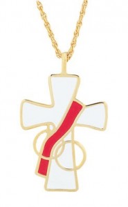 Deacon's Wife Pendant with White Enamel [TCG0420]