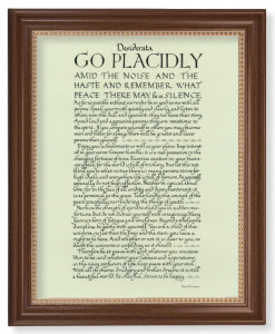 Desiderata Poem 11x14 Framed Print Artboard [HFA5055]