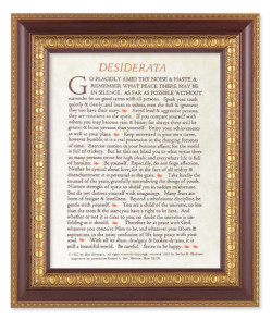 Desiderata Poem 8x10 Framed Print Under Glass [HFP702]
