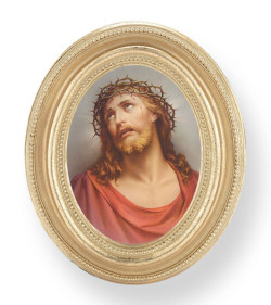 Ecce Homo Small 4.5 Inch Oval Framed Print [HFA4704]