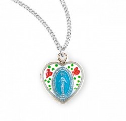 Enamel Heart Miraculous Pendant [HMM3176]