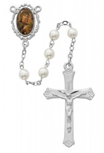 Fancy Border Our Lady of Perpetual Help Rosary [MVRB1219]