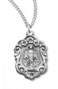 Floral Surround Miraculous Pendant [HM0762]