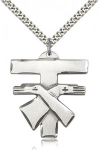 Men's Franciscan Cross Pendant [BM0917]