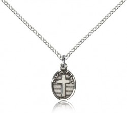 Petite Friend In Jesus Cross Pendant [BM0916]