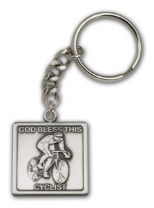 God Bless This Cyclist Keychain [AUBKC045]