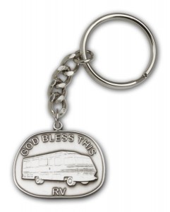 God Bless This RV Keychain [AUBKC047]