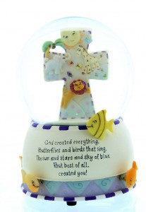 God Created Everything Musical Water Globe [CFSWBR0001]