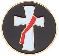 Golf Ball Marker With Deacon's Cross Design [TCG0223]