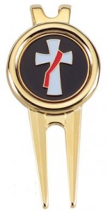 Golf Divet Tool With Deacon's Cross Design [TCG0220]