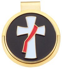 Golf Hat Clip With Deacon's Cross Design [TCG0221]