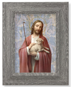 Good Shepherd 7x9 Gray Oak Frame [HFA4644]