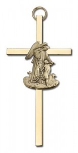 Guardian Angel 4“ Wall Cross [CRB0013]