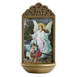 Guardian Angel 6“ Holy Water Font [CB915]