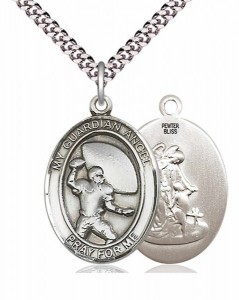 Guardian Angel Football Patron Saint Medal [EN6552]