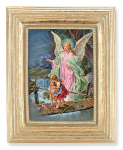 Guardian Angel Over the Bridge 2.5x3.5 Print Under Glass [HFA5291]