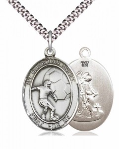 Guardian Angel Soccer Patron Saint Medal [EN6554]
