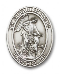 Oval Guardian Angel Visor Clip [AUBVC092]