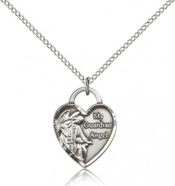 Guardian Angel and Heart Medal [BM0341]