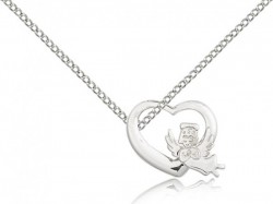 Guardian Angel and Heart Medal [BM0357]