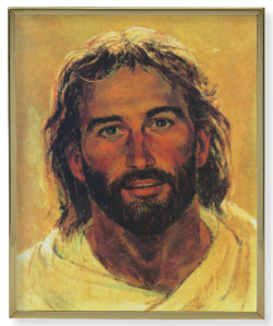 Head of Christ by Richard Hook Gold Frame Plaque - 2 Sizes [HFA4991]