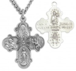Heart Centered Four-Way Cross Pendant [HM0794]