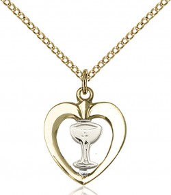 Heart Shaped Chalice Medal [BC0062]