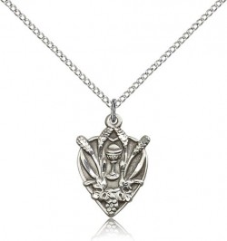 Heart Shaped First Communion Pendant [BC0080]
