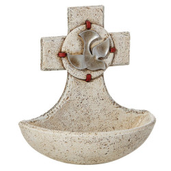Holy Spirit 5“ Holy Water Font [CB1354]