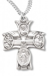 Holy Spirit Cross 4 Way Pendant [HM0727]