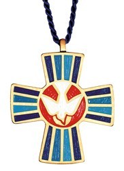 Holy Spirit Cross Pendant / Teaching Ministry Pendant [TCG0407]