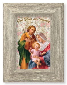 Home Family Blessing 8x6 Gray Oak Frame [HFA4638]