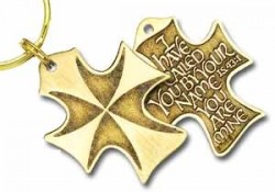 I Have Called You by Name Cross Key Ring [TCG0258]