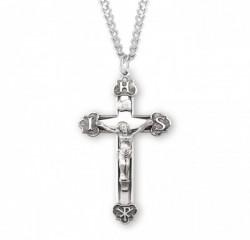 IHR and Chi Rho Men's Crucifix Necklace [HMM3287]