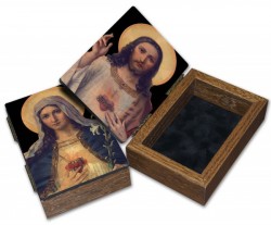 Immaculate Heart Sacred Heart Keepsake Box [NGK016]