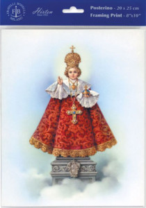 Infant of Prague Print - Sold in 3 per pack [HFA1122]