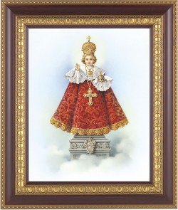 Infant of Prague 8x10 Framed Print Under Glass [HFP107]