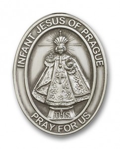 Infant of Prague Visor Clip [AUBVC063]