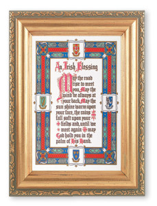Irish Blessing 4x5.5 Print Under Glass [HFA5343]